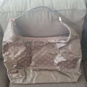 Dark brown gucci xxlarge purse bag